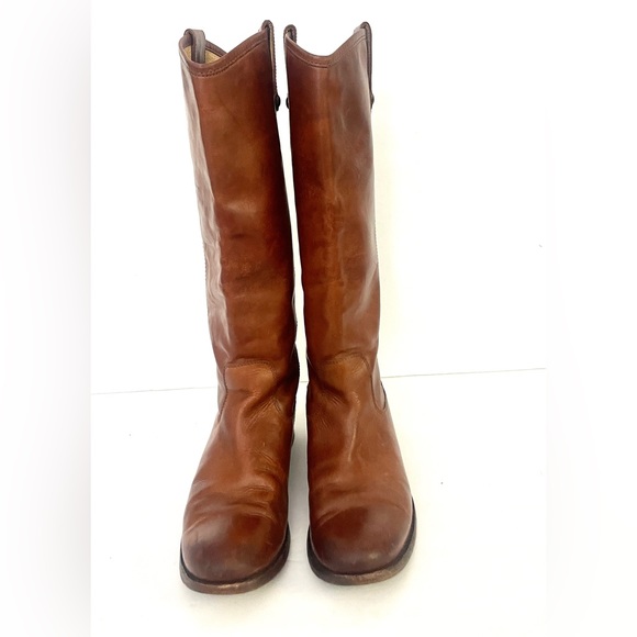 Frye Melissa Button Cognac Size 7.5B - Picture 3 of 9